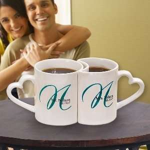 Personalized Initial Mugs (Set of 2) 