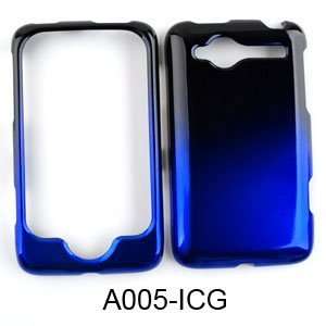  HTC Wildfire A3333 Two Tones, Black and Blue Hard Case 