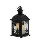   Rubbed BRONZE Flameless Candle Indoor / Outdoor Lantern Holder SMALL