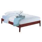   Hardin Cherry Wood Finish Twin Platform Bed with Trundle Bedroom Set