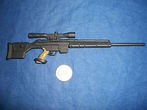 SCALE RIFLE   GUN WITH SCOPE FOR A 12 FIGURE  