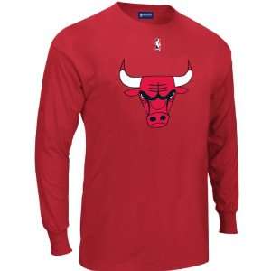  Big Man Chicago Bulls Big & Tall Long Sleeve Logo T Shirt 