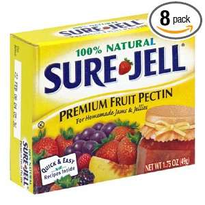 Sure Jell Premium Fruit Pectin, 1.75 Ounce Boxes (Pack of 8)  