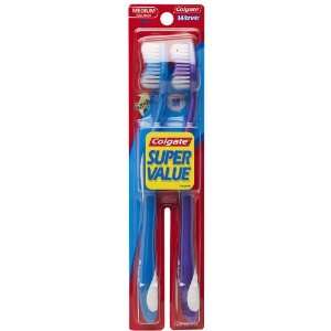  Colgate Wave Toothbrush with Medium Full Head Twin Pack 