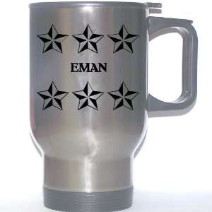  Personal Name Gift   EMAN Stainless Steel Mug (black 