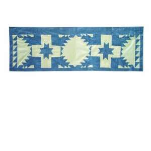  Patch Magic Feathered Star Curtain Valance, 54 Inch by 16 