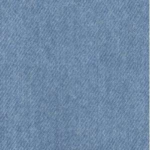  60 Wide Washed Denim Fabric Vintage Blue By The Yard 