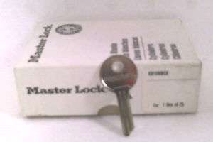 Master Lock Key Blanks Box Of 25 K 8109 K8109  