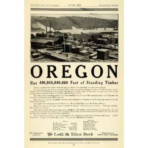  1913 Ad W. M. Ladd Tilton Bank Portland Oregon Banking 