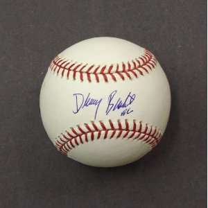 Denny Bautista Autographed Official Major League Baseball  