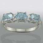 Blue Topaz Gemstone Ring