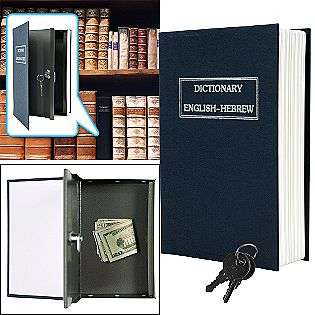 Dictionary Diversion Book Safe w/ Key Lock   Metal  Tools Home 