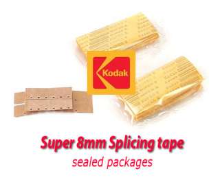 Splicing Tape for SUPER 8mm Super8 Film  NEW in Pkg  