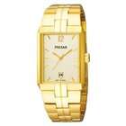 Pulsar Mens PXDB52 Gold Tone Case and Bracelet Champagne Dial Watch