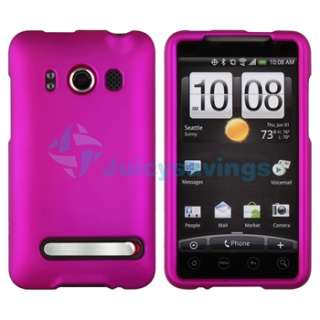 new generic snap on rubber coated case for htc evo
