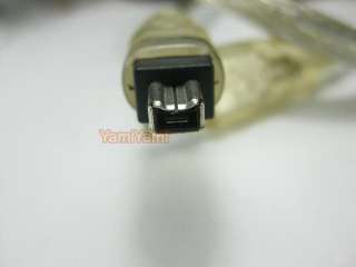 USB Male To Firewire iEEE 1394 4 Pin P M iLink Adapter Cable Cord For 