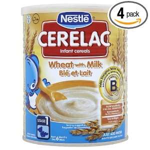 Nestle Cerelac, Wheat With Milk, 14.11 Ounce Cans (Pack of 4)  