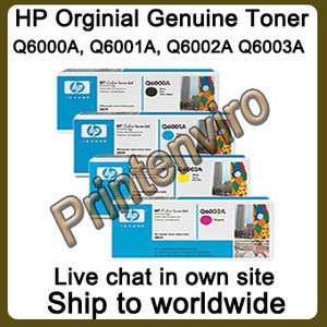   Set Brand New Original Genuine HP Q6000A Q6001A, Q60002A, Q6003A Toner
