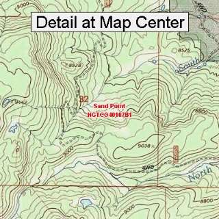  USGS Topographic Quadrangle Map   Sand Point, Colorado 