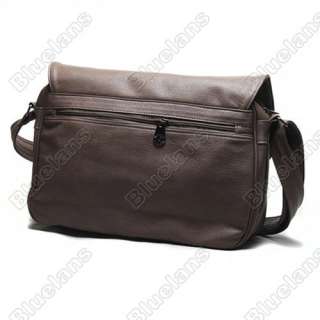   Style Mens Faux Leather Leisure Computer Package Shoulder Bag  