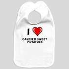 SHOPZEUS I Love Candied Sweet Potatoes Baby Bib