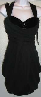 NWT Genuine XOXO black cocktail dress, size 5/6  
