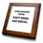 3dRose LLC Funny Quotes And Sayings   ALCOHOL AND CALCULUS DONT MIX 