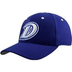   Drake Bulldogs Royal Blue Team Logo One Fit Hat