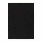 Garland Rug Herald Square Black 7’ 6” x 9’ 6” Area Rug With 