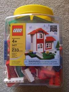 New LEGO® 5477 House Doors Windows Blocks Bricks Sealed Jar Rare Set 