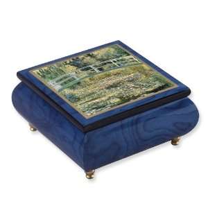  Monet Waterlillies Pond Masterpiece Music Box Jewelry