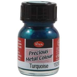  Viva Decor 25ml Precious Metal Color, Turquoise Arts 