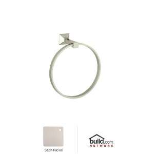  Rohl VIN4STN Satin Nickel Vincent Wall Mount Towel Ring 
