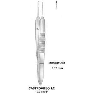  Castroviejo Suture Forceps   12 teeth, straight, 4, 10 