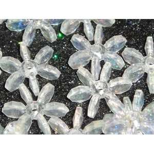    Sparkly Christmas Snowflake Beads AB Arts, Crafts & Sewing
