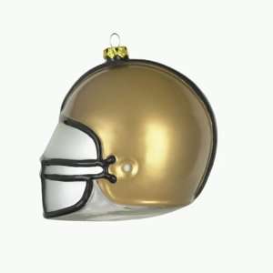  BSS   U.S. Military NCAA Glass Football Helmet Ornament (3 
