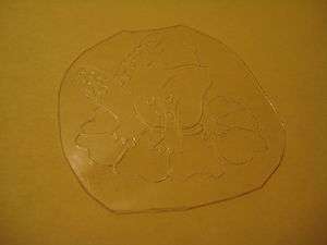 VINTAGE ACETATE TATTOO STENCIL (its a Frog)  