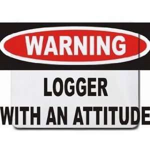  Warning Logger with an attitude Mousepad
