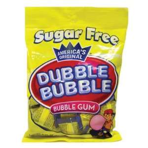 Sugar Free Dubble Bubble Bubble Gum 12 Grocery & Gourmet Food