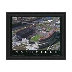  Nashville Coliseum Tennessee Titans Aerial Framed Print 