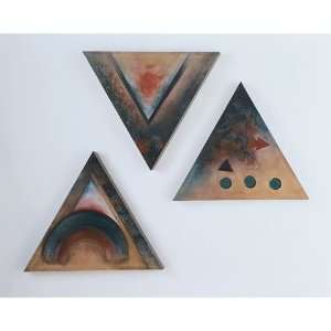  Triangle Paintings, Set of 3