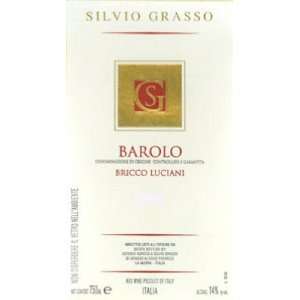  2001 Silvio Grasso Bricco Luciani Barolo Docg 750ml 
