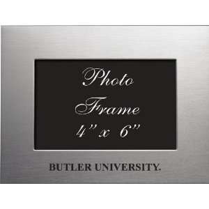  Butler University   4x6 Brushed Metal Picture Frame 
