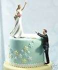  groom victorious bride cake topper set 