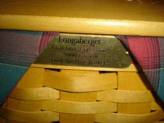 Longaberger Christmas Collection, Deck the Halls basket  