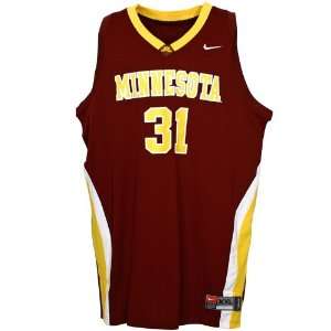  Nike Minnesota Golden Gophers #31 Maroon Replica Basketball 