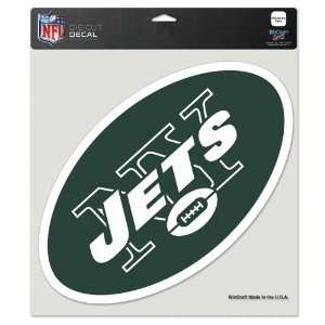  New York Jets Die Cut Decal   8in x8in Color Sports 