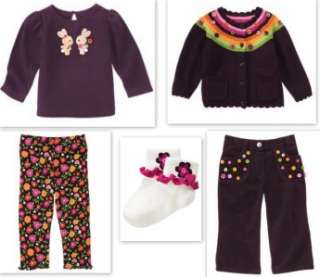 Gymboree ALL ABOUT BUTTONS Top Pant Sweater UPIC 6 9 12  