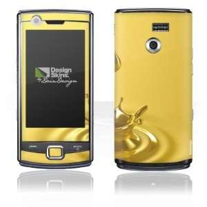   for Samsung B7300 Omnia Lite   Gold Crown Design Folie Electronics