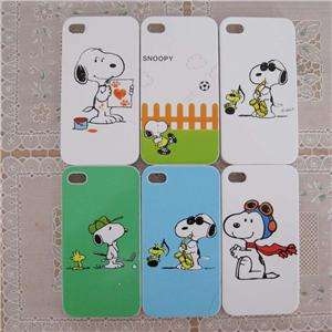 1x Snoopy Hard Back Case for iPhone 4G 4S 6colors  